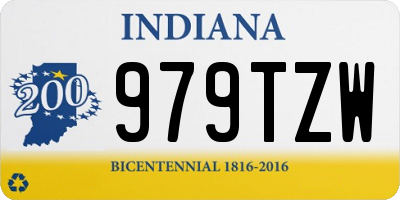 IN license plate 979TZW