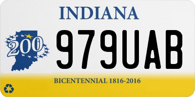IN license plate 979UAB