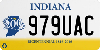 IN license plate 979UAC