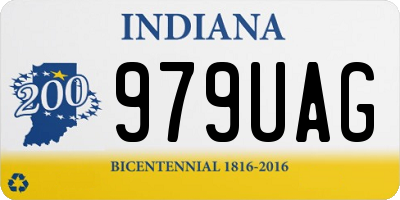 IN license plate 979UAG