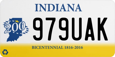 IN license plate 979UAK