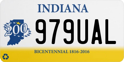IN license plate 979UAL