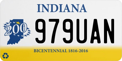 IN license plate 979UAN