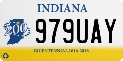 IN license plate 979UAY