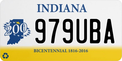 IN license plate 979UBA