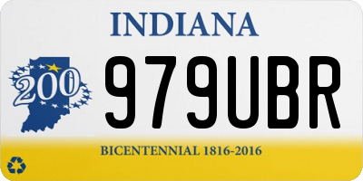 IN license plate 979UBR