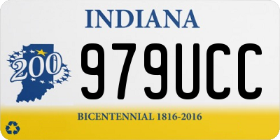 IN license plate 979UCC