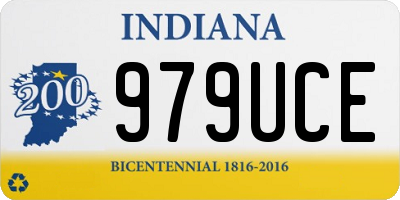 IN license plate 979UCE
