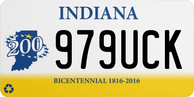 IN license plate 979UCK