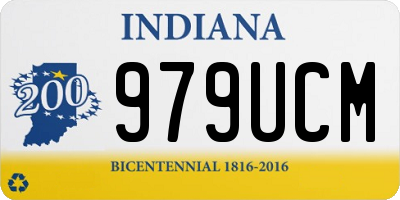 IN license plate 979UCM