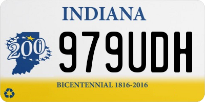 IN license plate 979UDH