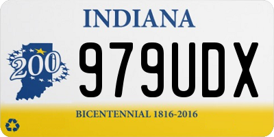 IN license plate 979UDX
