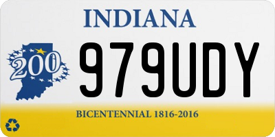 IN license plate 979UDY