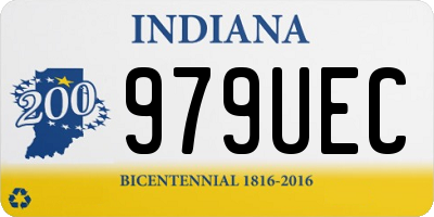 IN license plate 979UEC