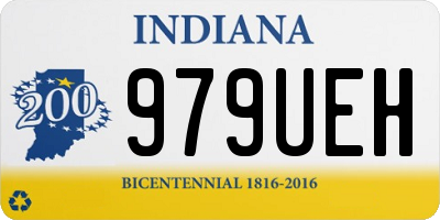 IN license plate 979UEH