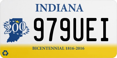 IN license plate 979UEI