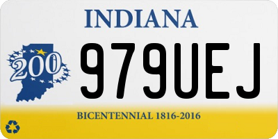 IN license plate 979UEJ