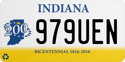 IN license plate 979UEN