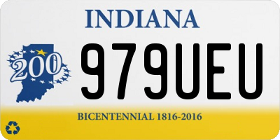 IN license plate 979UEU