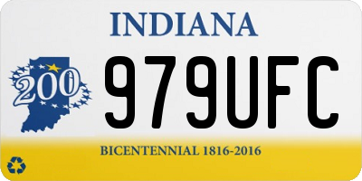 IN license plate 979UFC