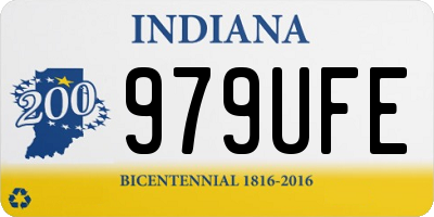 IN license plate 979UFE