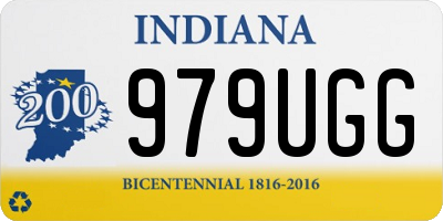 IN license plate 979UGG