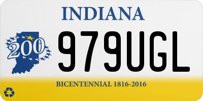 IN license plate 979UGL