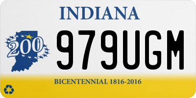 IN license plate 979UGM