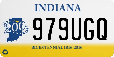 IN license plate 979UGQ