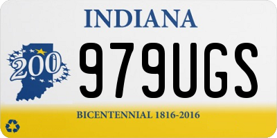 IN license plate 979UGS