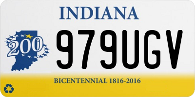IN license plate 979UGV