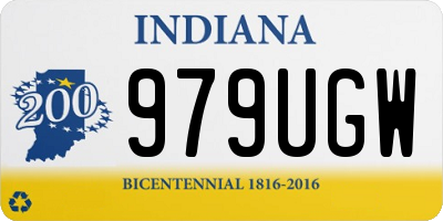 IN license plate 979UGW