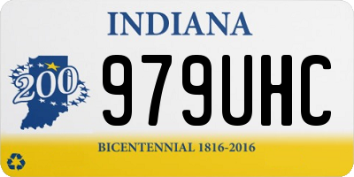 IN license plate 979UHC