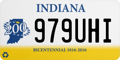 IN license plate 979UHI