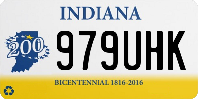 IN license plate 979UHK