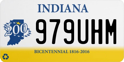 IN license plate 979UHM