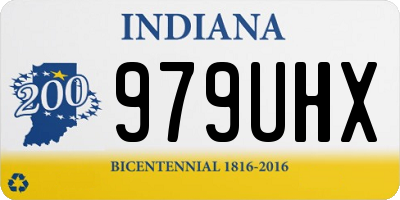 IN license plate 979UHX