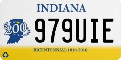 IN license plate 979UIE