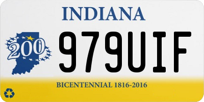 IN license plate 979UIF