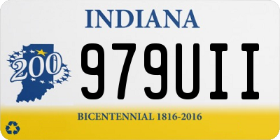 IN license plate 979UII