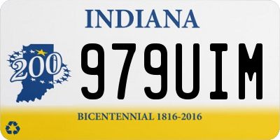 IN license plate 979UIM