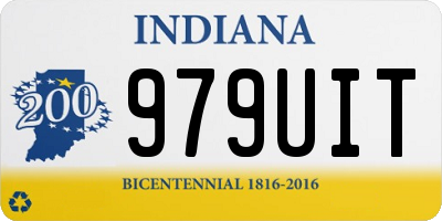IN license plate 979UIT