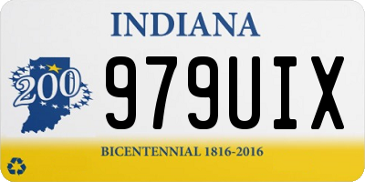 IN license plate 979UIX
