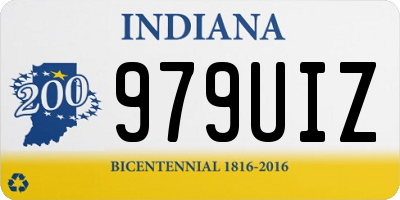 IN license plate 979UIZ