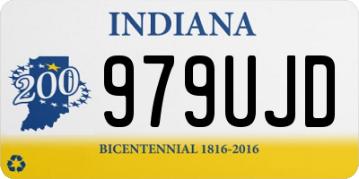 IN license plate 979UJD