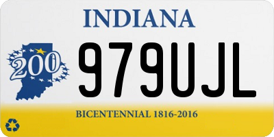 IN license plate 979UJL