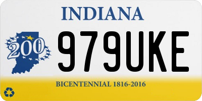 IN license plate 979UKE