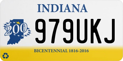 IN license plate 979UKJ