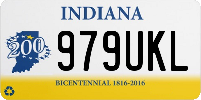 IN license plate 979UKL