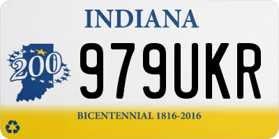 IN license plate 979UKR